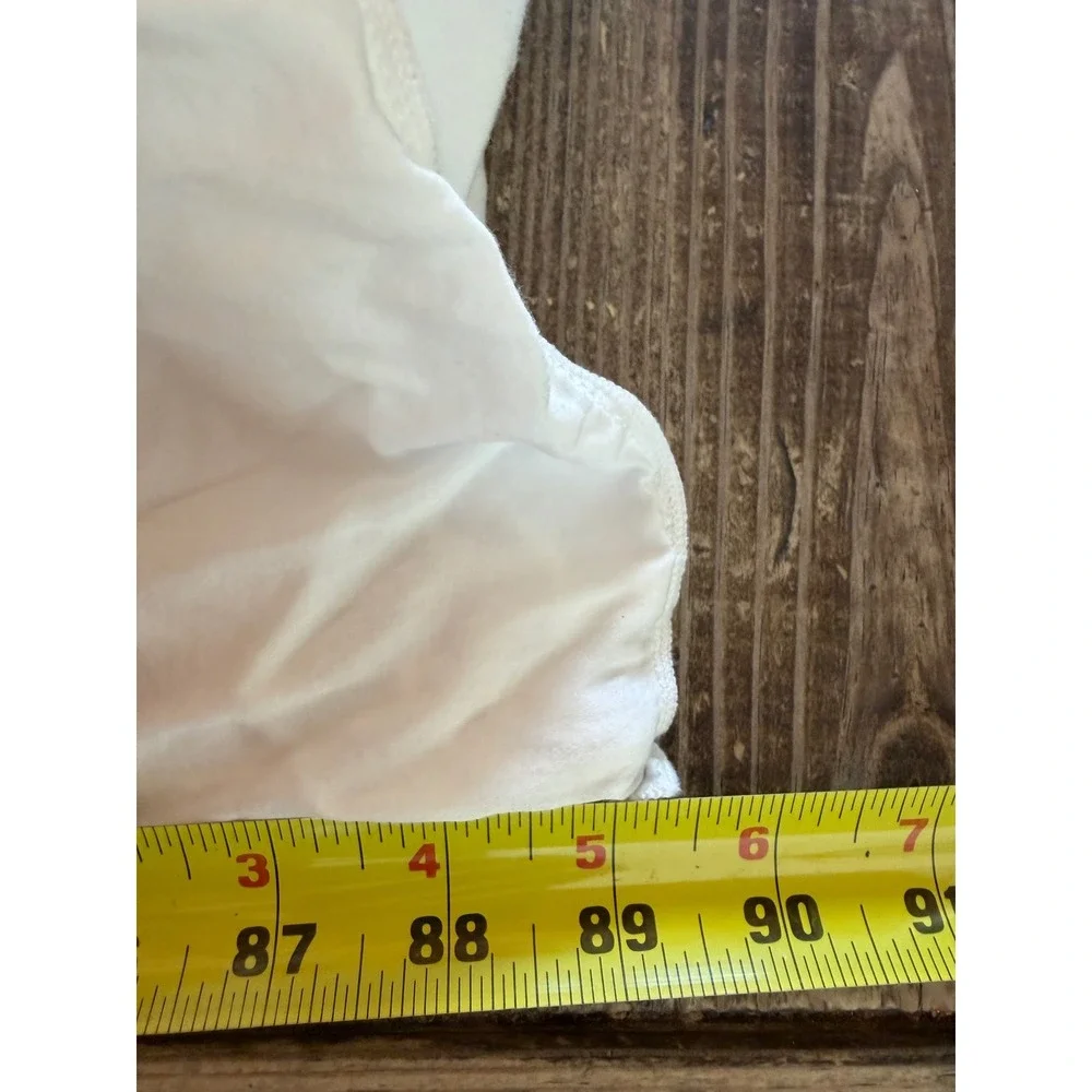 Design Within Reach Duvet Cover Full/Queen White Cotton Sateen Made in Italy